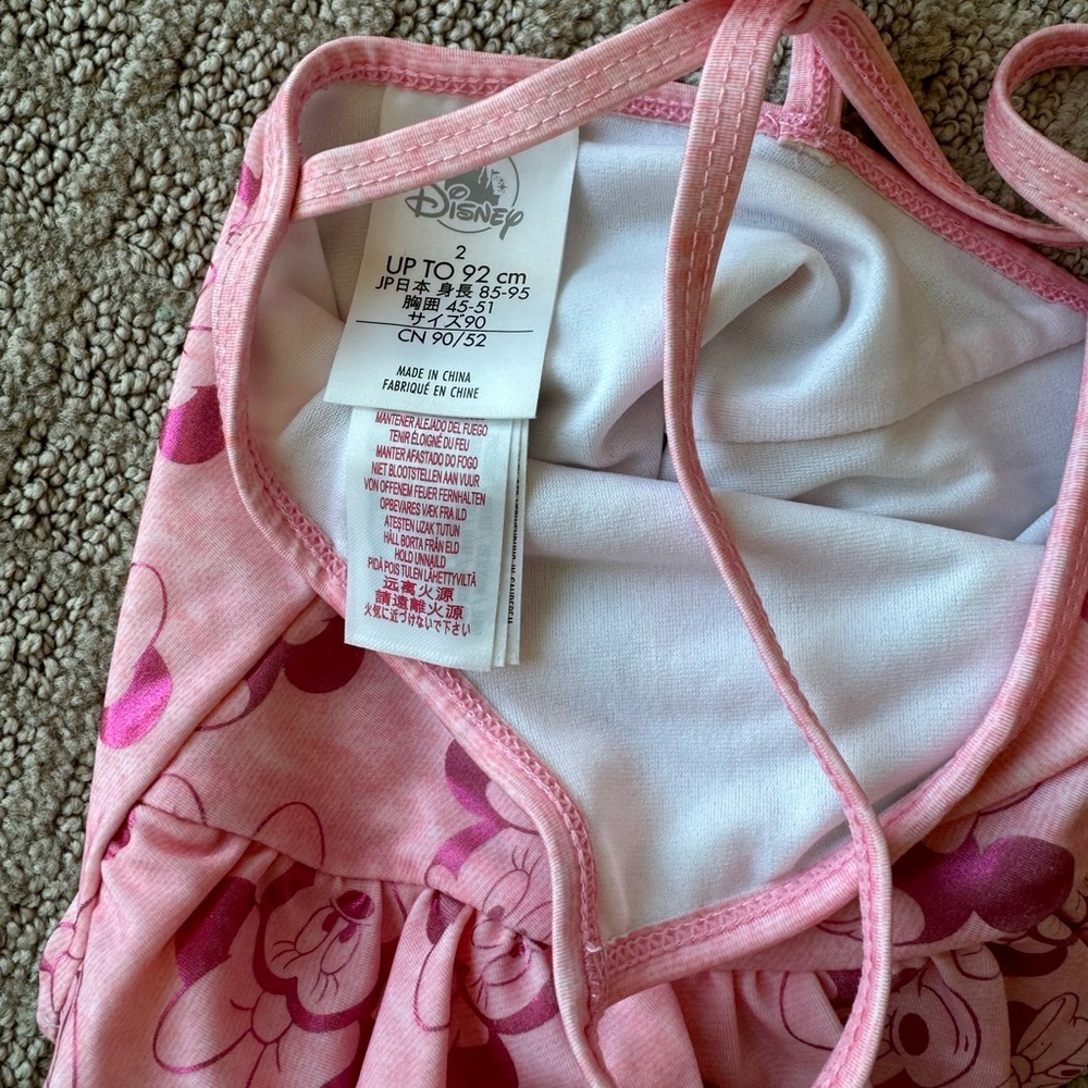 Disney Minnie Mouse bathing suit 2T - Picture 5 of 6